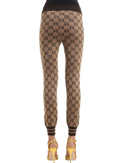 white gucci pants|women gucci leggings.